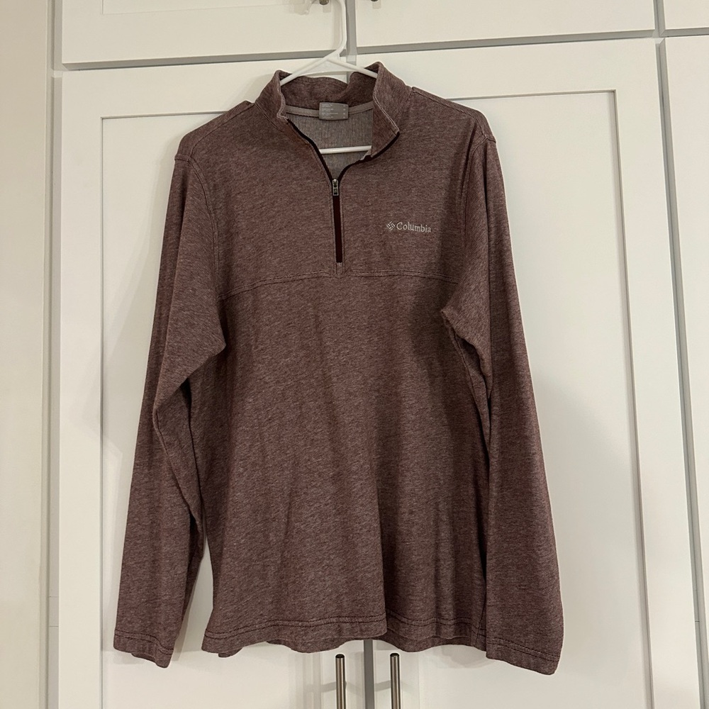 Men’s Columbia Quarter Zip Size Medium